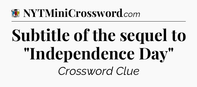 Subtitle of the sequel to 