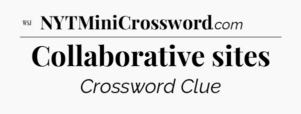 Collaborative sites - WSJ Crossword