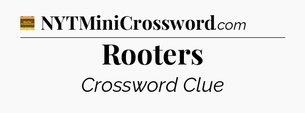 Rooters - Eugene Sheffer Crossword