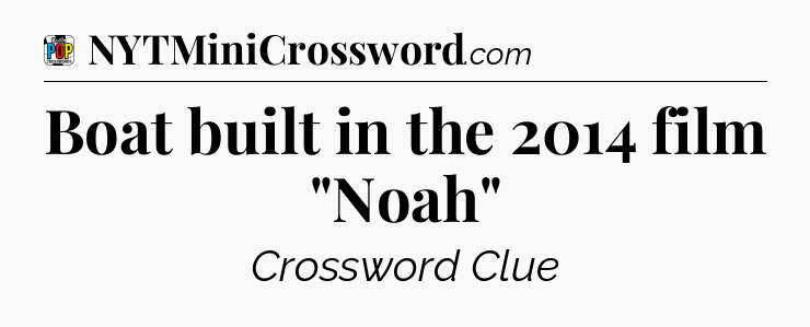 Boat built in the 2014 film 