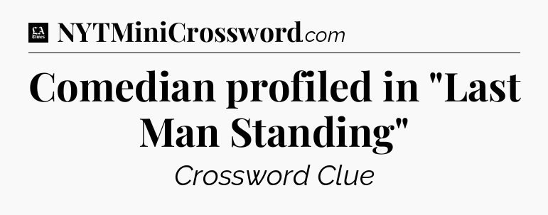 Comedian profiled in 