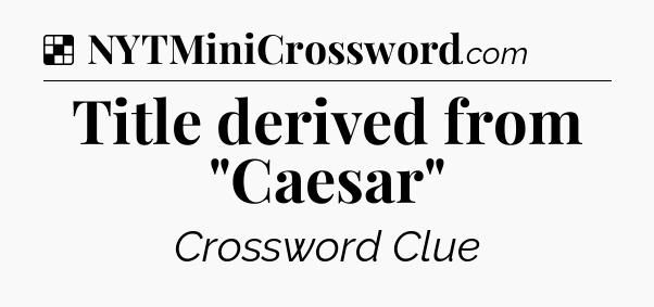 Solution: Title derived from 