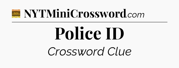 Police ID - Eugene Sheffer Crossword
