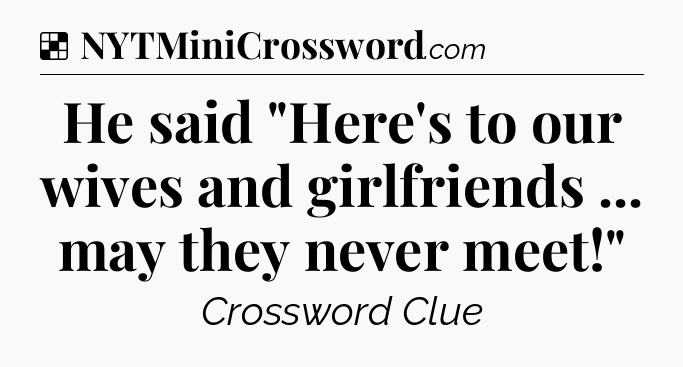 Solution: He said 