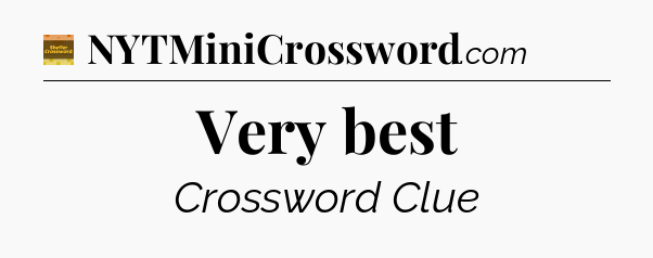 Very best - Eugene Sheffer Crossword