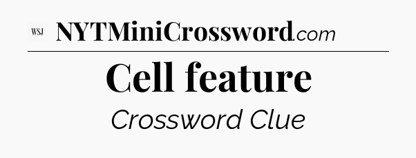 Cell feature - WSJ Crossword