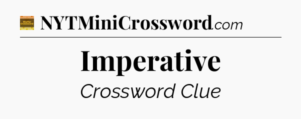 Imperative - Eugene Sheffer Crossword