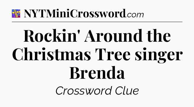 Rockin' Around the Christmas Tree singer Brenda Codycross
