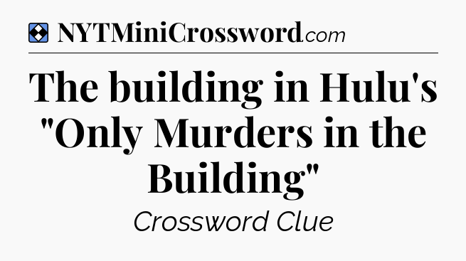 Solution: The building in Hulu's 