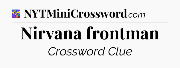 Nirvana frontman Codycross