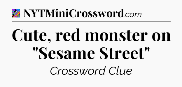 Cute, red monster on 