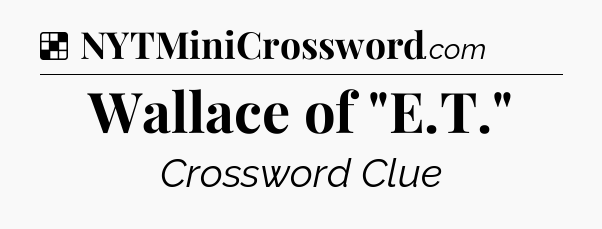 Solution: Wallace of 