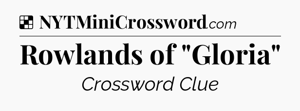 Solution: Rowlands of 