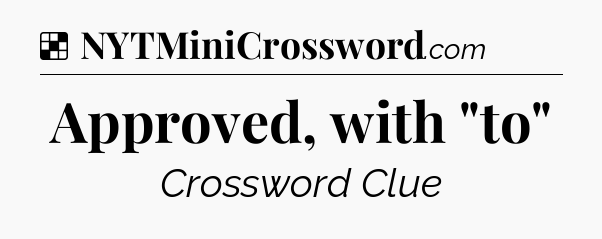 Solution: Approved, with 