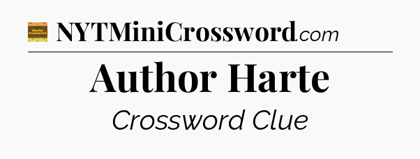 Author Harte - Eugene Sheffer Crossword