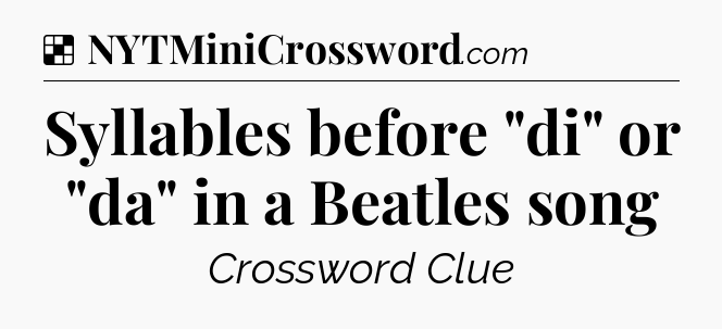 Solution: Syllables before 