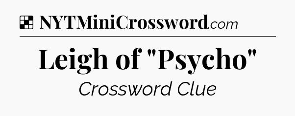 Solution: Leigh of 