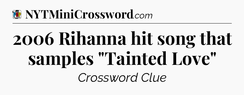 2006 Rihanna hit song that samples 