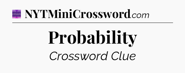 Probability - Thomas Joseph Crossword