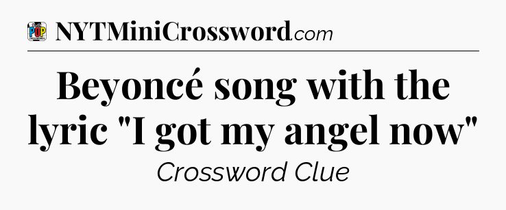 Beyoncé song with the lyric 