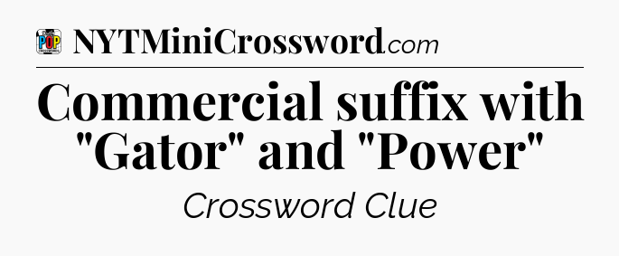 Commercial suffix with 