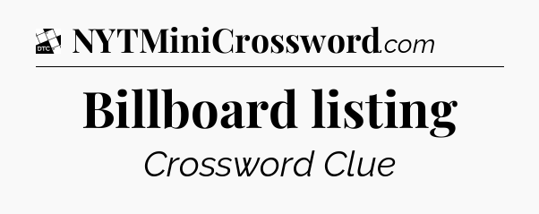 Billboard listing - Daily Themed Classic Crossword