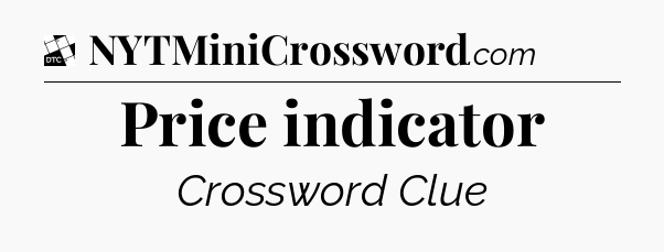 Price indicator - Daily Themed Classic Crossword