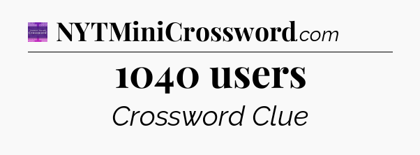 1040 users - Thomas Joseph Crossword