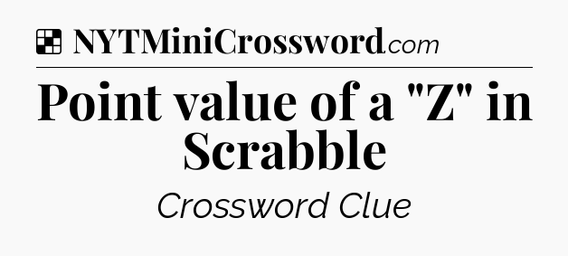 Solution: Point value of a 