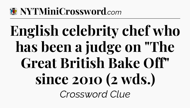 English celebrity chef who has been a judge on 