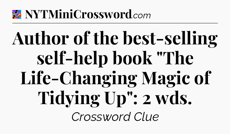 Author of the best-selling self-help book 