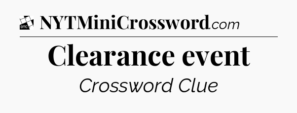 Clearance event - Daily Themed Classic Crossword