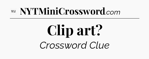 Clip art - WSJ Crossword