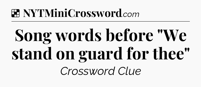 Solution: Song words before 