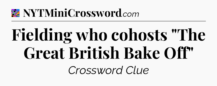 Fielding who cohosts 