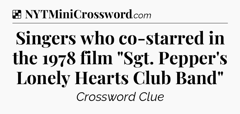 Solution: Singers who co-starred in the 1978 film 