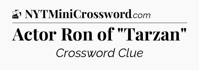 Actor Ron of 