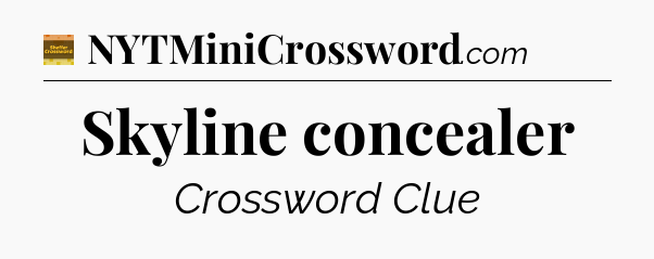 Skyline concealer - Eugene Sheffer Crossword