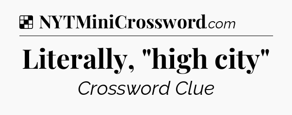 Solution: Literally, 