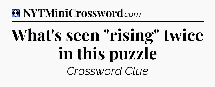 Solution: What's seen 