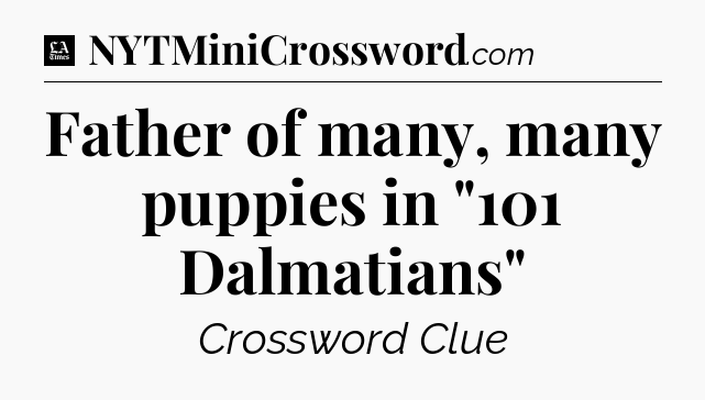 Father of many, many puppies in 