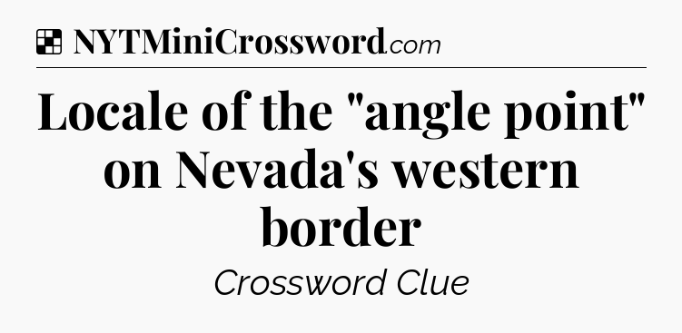 Solution: Locale of the 