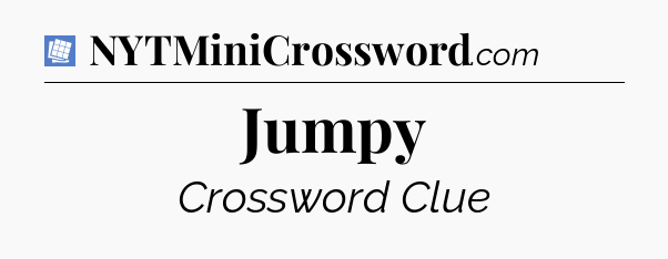 Jumpy Puzzle Page Crossword Clue