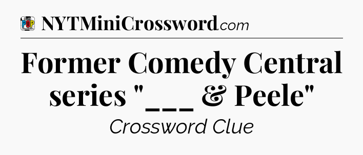 Former Comedy Central series 