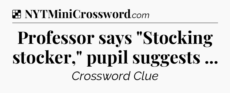 Solution: Professor says 