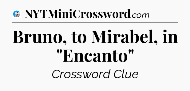 Bruno, to Mirabel, in 