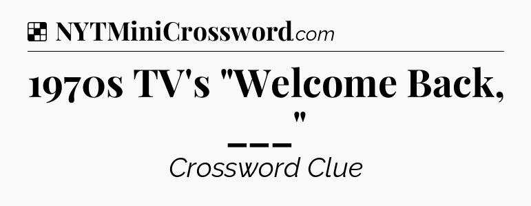 Solution: 1970s TV's 