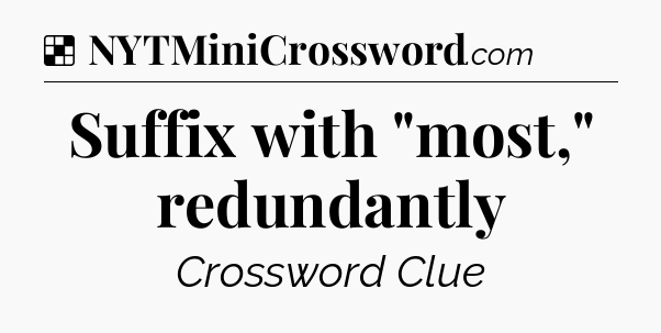 Solution: Suffix with 