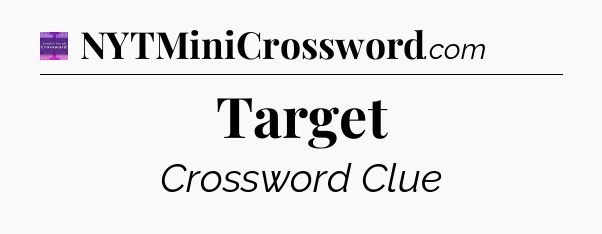 Target - Thomas Joseph Crossword