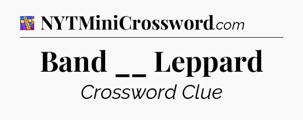 Band __ Leppard Codycross